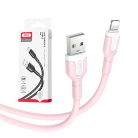 XO KABEL NB212 USB-LIGHTNING 2,1A PINK 1M