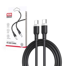 Kabel XO NB208B PD USB-C - USB-C 1m 60W czarny