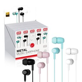 Słuchawki przewodowe XO EP50 jack 3,5mm zestaw 20szt