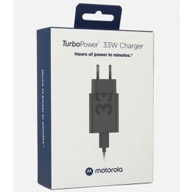 Oryginalna Ładowarka Sieciowa Motorola TurboPower 33W + kabel USB-C czarna (blister)
