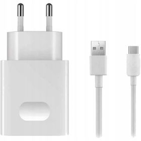 Oryginalna Ładowarka Sieciowa Huawei AP32 18W + kabel USB-C 1m - biała (bulk)