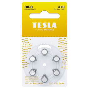 Baterie do aparatu słuchowego TESLA A10/PR70/1,45V 6szt