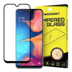 Szkło hartowane Full Glue Samsung A20e czarne