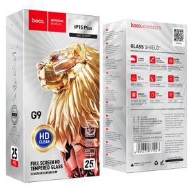HOCO G9 szkło hartowane Full Glue 5D iPhone 15 Plus - zestaw 25 sztuk