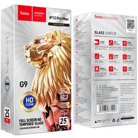HOCO G9 szkło hartowane Full Glue 5D iPhone 12 Pro Max - zestaw 25 sztuk