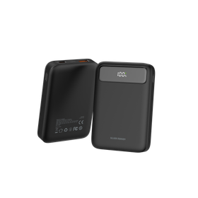 Silver Monkey Power Bank 10 000 mAh USB-A USB-C PD 22,5W Czarny