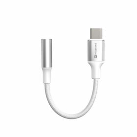 SWISSTEN AUX Audio Adapter USB-C - 3,5 mm Jack 15cm biały