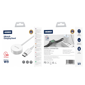 JELLICO kabel / ładowarka bezprzewodowa Apple Watch - W9 3W biały