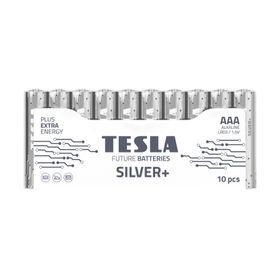 Baterie alkaliczne TESLA AAA/LR03/1,5V 10szt SILVER+
