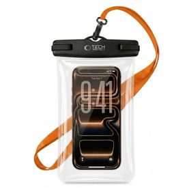 TECH-PROTECT UWC7 UNIVERSAL WATERPROOF CASE 6.9 INCH BLACK/ORANGE