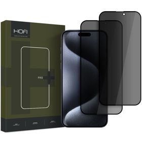 SZKŁO PRYWATYZUJĄCE HOFI ANTI SPY GLASS PRO+ 2-PACK IPHONE 16 PRO MAX / 17 PRO MAX PRIVACY