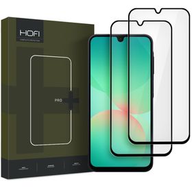 SZKŁO HARTOWANE HOFI GLASS PRO+ 2-PACK GALAXY A16 4G / 5G / A26 5G / A17 4G / 5G / A27 5G BLACK