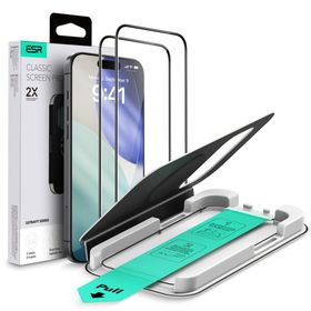 SZKŁO HARTOWANE ESR ULTRAFIT TEMPERED GLASS 2-PACK IPHONE 17 PRO BLACK
