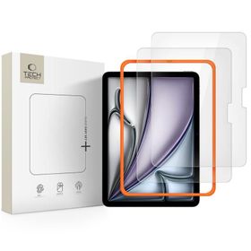 SZKŁO HARTOWANE TECH-PROTECT EASY SET+ 2-PACK IPAD AIR 11” 6 / 7 / 8 / 2024-2026 CLEAR
