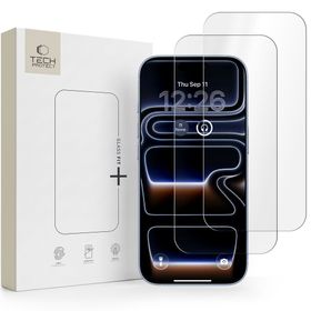 SZKŁO HARTOWANE TECH-PROTECT GLASS FIT+ 2-PACK IPHONE 16 PRO MAX / 17 PRO MAX / 18 PRO MAX CLEAR