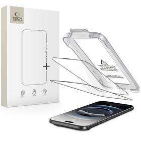 SZKŁO HARTOWANE TECH-PROTECT QUICK SET+ 2-PACK IPHONE AIR BLACK