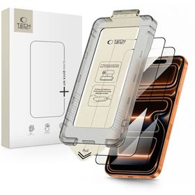 SZKŁO HARTOWANE TECH-PROTECT QUICK SET+ 2-PACK IPHONE 17 PRO MAX BLACK
