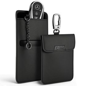 KLATKA FARADAYA TECH-PROTECT KLR400 POUCH KEYLESS RFID SIGNAL BLOCKER CASE BLACK/BLACK