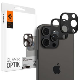 OSŁONA APARATU SPIGEN OPTIK.TR CAMERA PROTECTOR 2-PACK IPHONE 14 PRO / PRO MAX / 15 PRO / PRO MAX / 16 PRO / PRO MAX BLACK