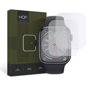 FOLIA HYDROŻELOWA HOFI HYDROFLEX PRO+ 2-PACK APPLE WATCH 6 / 7 / 8 / 9 / SE 1 / 2 / 3 (44 / 45 MM) CLEAR
