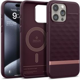 CASEOLOGY PARALLAX MAG MAGSAFE IPHONE 15 PRO BURGUNDY
