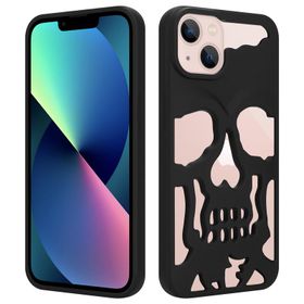 ETUI SKULL IPHONE 14 PRO MATT BLACK / CZARNY