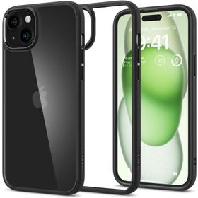 SPIGEN ULTRA HYBRID IPHONE 15 PLUS MATTE BLACK