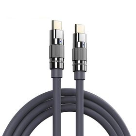 KABEL REMAX WEFON SERIES 100W ZINC ALLOY USB-C/USB-C RC-C055 GREY