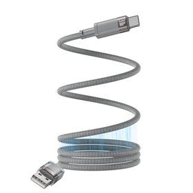 Yesido magnetyczny Kabel CA173 18W USB-Type-C 1m 3A, GRAY / SZARY