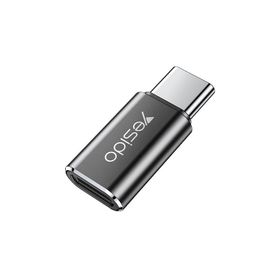 Yesido Adapter OTG GS22 Type-C-Lightning BLACK / CZARNY