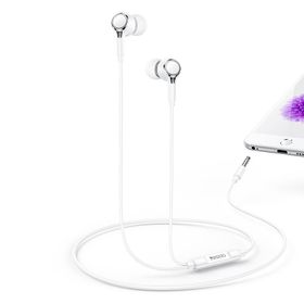 Yesido Słuchawki Dokanałowe YH53 Aux 3.5mm 120cm, WHITE / BIAŁY