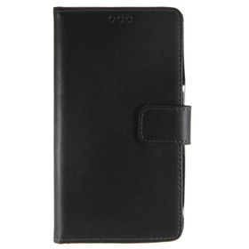 Slim Leather Book Case for Galaxy Note 4 - black 4250710555772