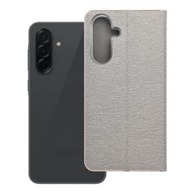 Etui z klapką na Samsung A36 5G Luna Book Gold srebrne