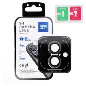 Szkło na aparat BLUE STAR Easy Install do IPHONE 17 AIR czarne
