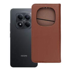 Etui z klapką na Xiaomi Redmi NOTE 15 PRO 5G Smart Pro Book skórzane brązowe