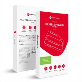 Folia do cięcia do plotera 2 i 3 gen. Forcell F-Protect Flexible PRIVACY 196 x 125 mm 25 sztuk
