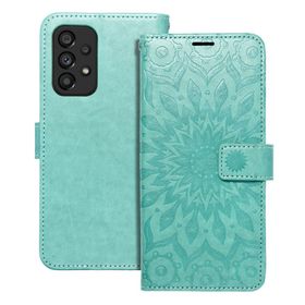 Etui z klapką na Samsung A53 5G Mezzo Book mandala zielone