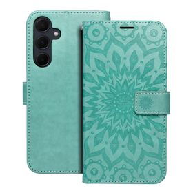 Etui z klapką na Samsung A35 5G Mezzo Book mandala zielony