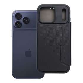 Etui z klapką na iPhone 17 PRO MAX / 18 PRO MAX Razor Book czarne