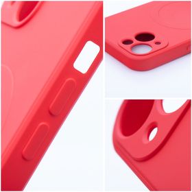 Etui na Samsung A56 Silicone Mag Cover zgodne z MagSafe (camera protection) czerwone