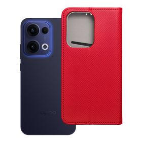 Etui z klapką na Oppo Reno 13 5G Smart Case Book czerwone