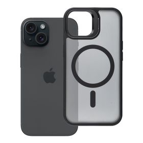 Etui na iPhone 15 Forcell F-Protect Shadow Stand Premium zgodne z MagSafe czarne 0INT