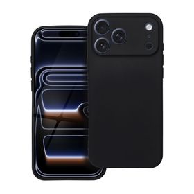 Etui na iPhone 17 Pro Max / 18 Pro Max (low camera edge) Soft czarne