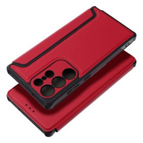 Etui z klapką na Samsung A57 5G Razor Book czerwone