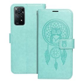 Etui z klapką na Xiaomi Redmi NOTE 11 / 11S Mezzo Book łapacz snów zielone