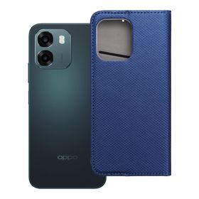 Etui z klapką na Oppo A6 Smart Case Book granatowe