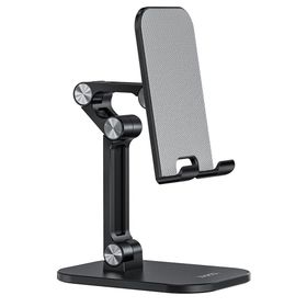 Uchwyt na telefon / tablet biurkowy składany Hoco (4,7" - 13") PH34 czarny