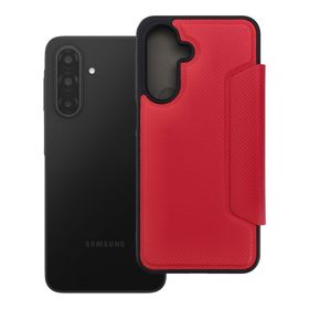 Etui z klapką na Samsung A17 5G Razor Book czerwone