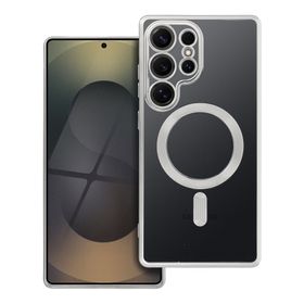 Futerał do Samsung S25 ULTRA Electro Mag Cover zgodny z MagSafe srebrny