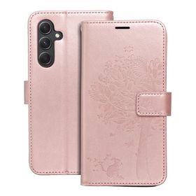 Etui z klapką na Samsung A54 5G Mezzo Book drzewo złoto-różowe